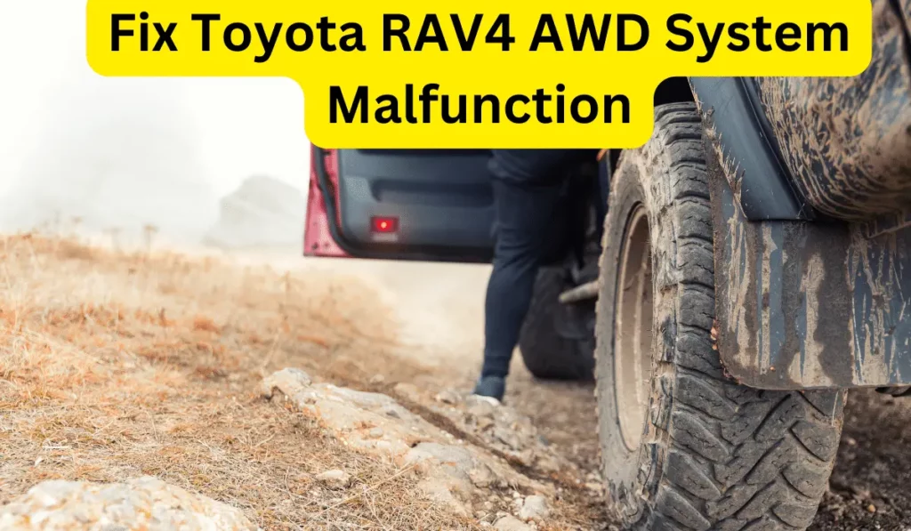 toyota awd system malfunction